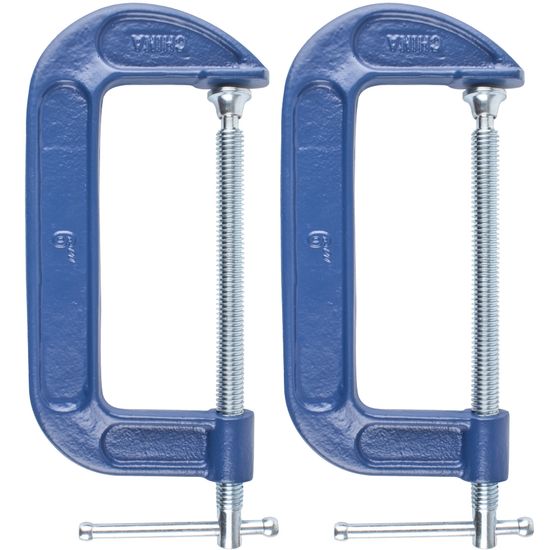 TORK CRAFT Clamp G Heavy Duty 150mm Twin Pack 6'